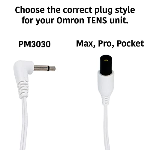 Discount Omron TENS Lead Wires for Max, Pro, and Pocket Models - Replacement with Snap Connectors